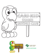 Savings Account Cari Kid Coloring sheets 1